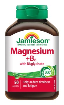 Jamieson Hořčík + vitamín B6 s bisglycinátem 50 tbl.
