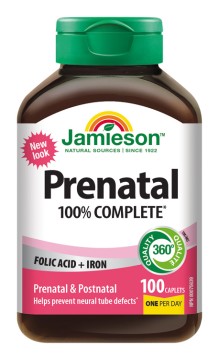 Jamieson Prenatal COMPLETE multivitamín 100 tbl.