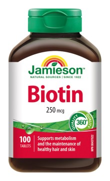 Jamieson Biotin 250 mcg 100 tbl.