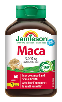 Jamieson Maca 3000 mg 60 kps.