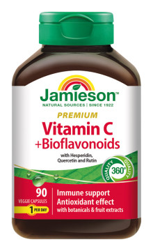 Jamieson Jamieson Vitamín C PREMIUM s bioflavonoidy 90 kps.