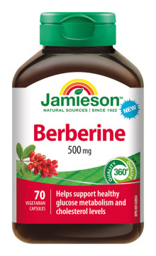 Jamieson Berberin 500 mg 70 kps.