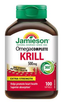 Jamieson Omega COMPLETE PURE Krill 500 mg 100 kps.