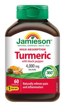 Jamieson Kurkumin s černým pepřem 60 kps.