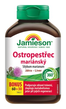 Jamieson Ostropestřec mariánský – Silybum marianum 90 tbl.