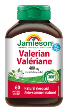 Jamieson Valeriana 400 mg – Kozlík lékařský 60 kps.