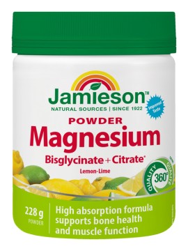 Jamieson Hořčík DRINK MIX s přírodní příchutí citrónu a limetky 228g