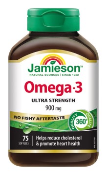 Jamieson Omega-3 ULTRA 900 mg 75 kps.