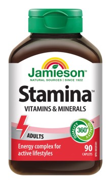 Jamieson Stamina™ komplex vitamínů a minerálů 90 tbl.