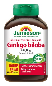 Jamieson Ginkgo biloba 90 tbl.