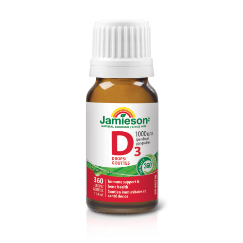 Jamieson Vitamín D3 1000 IU kapky 11,4ml Jamieson
