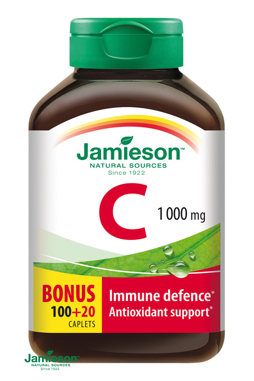 Jamieson Vitamín C 1000 mg 120 tbl. Jamieson