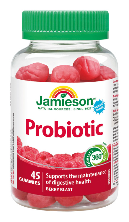 Jamieson Probiotic Gummies želatinové pastilky 45 pas.